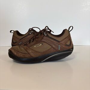 MBT Women Tan and Brown Athletic Shoes